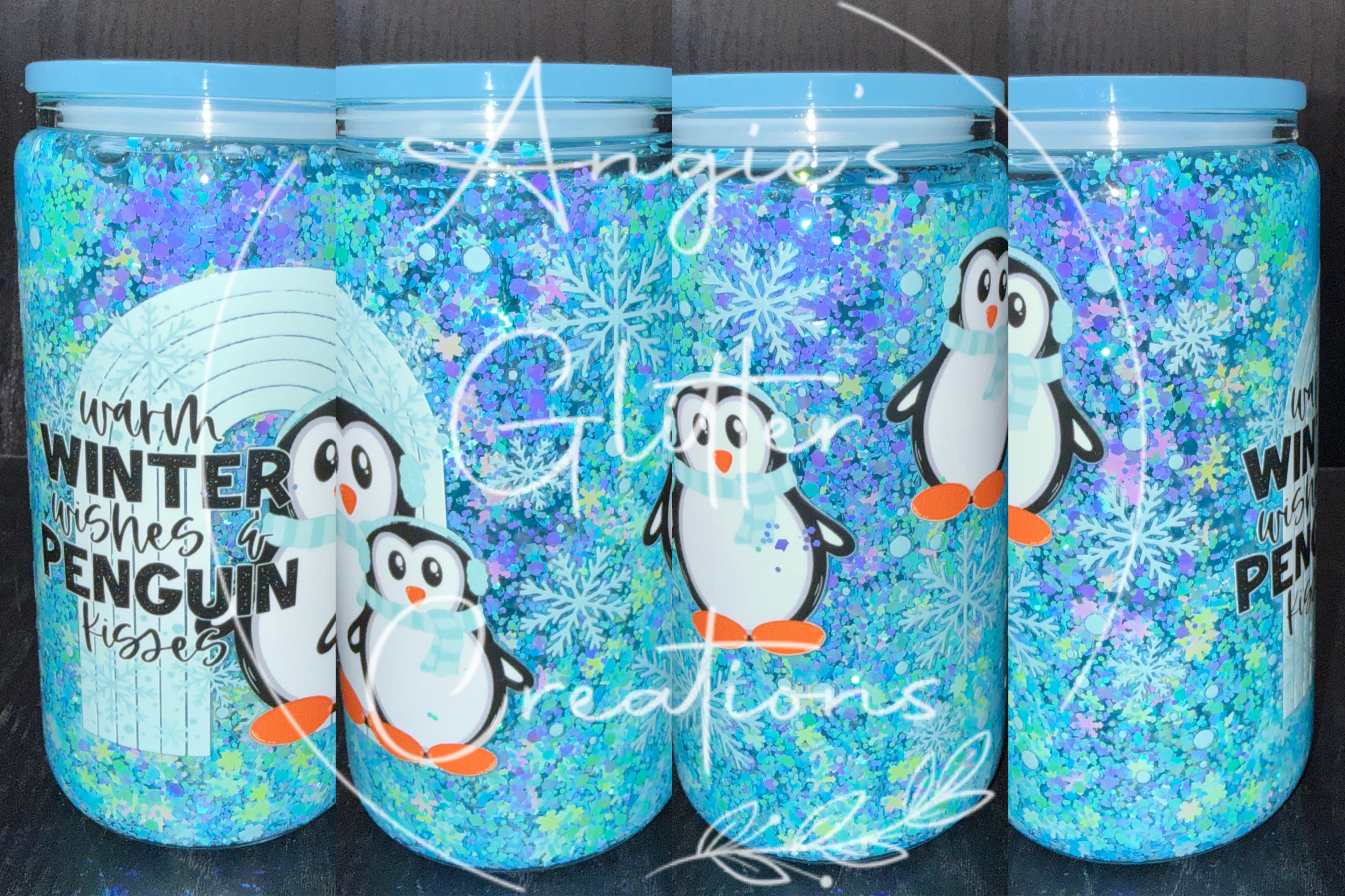 Glass Snow Globe Cups image 12