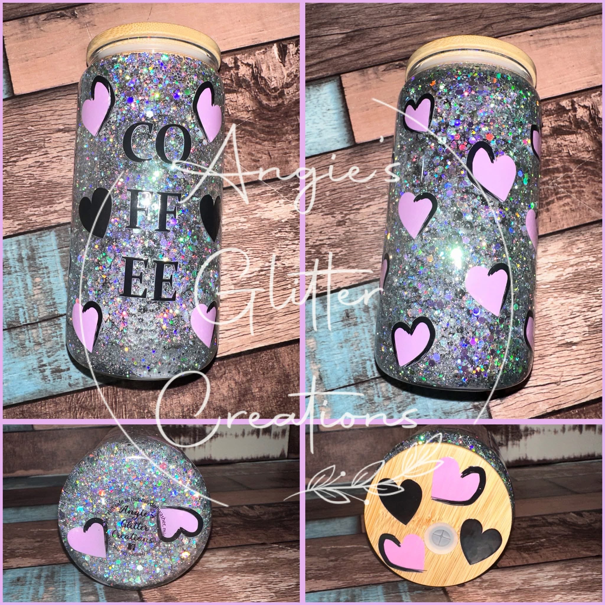 Glass Snow Globe Cups