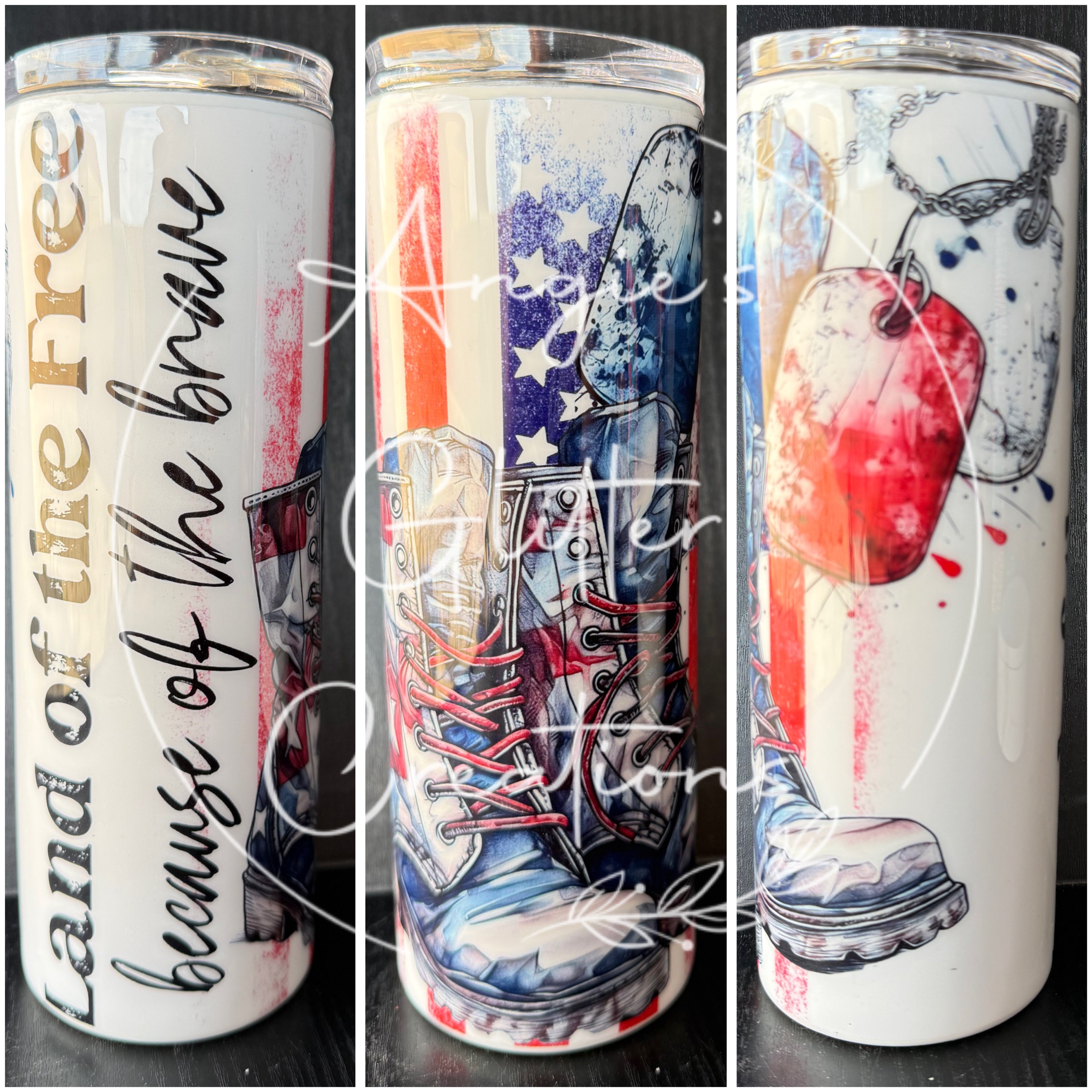 20oz Tumblers Military Designs